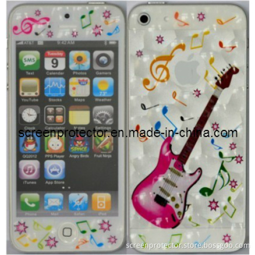 3D Guitar and Water Cube Design for iPhone 5 Front and Back
